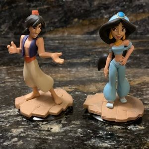 Disney Infinity Characters Aladdin and Jasmine